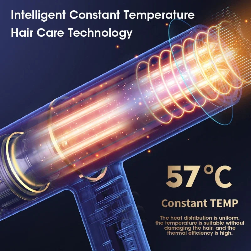 Professional Hair Dryer High Power Infrared Anion Hammer Powerful Cold And Hot Air Salon Hair Dryer eprolo