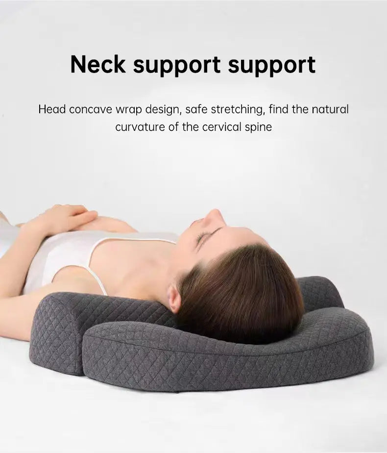 Bed Side Sleeping Pillow Neck Pain Relief Ergonomic Cervical Memory Foam Pillow eprolo