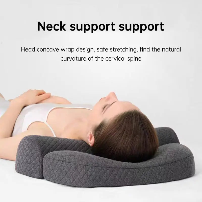 Bed Side Sleeping Pillow Neck Pain Relief Ergonomic Cervical Memory Foam Pillow eprolo