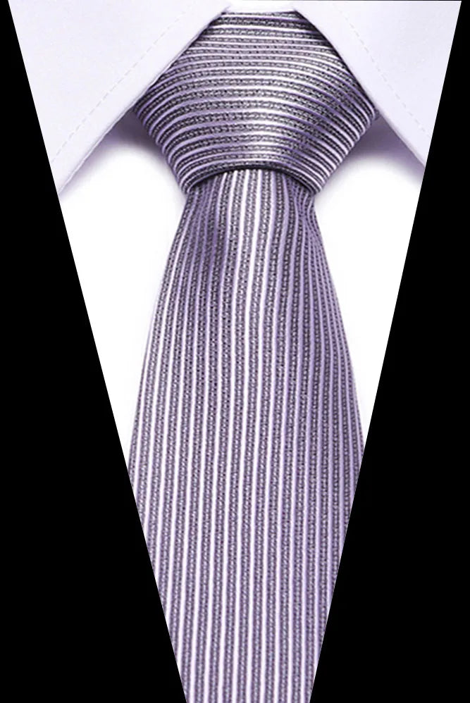 Luxury Wedding Ties 7.5cm Men's Classic Tie Silk Jacquard Woven Tie Set Business Necktie Accessories Men Necktie San Remo Shops