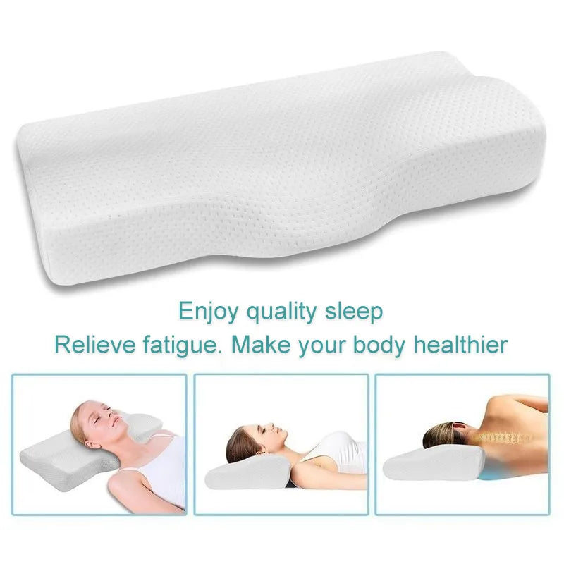 Orthopedic Memory Foam Pillow 50x30cm/60x35cm Slow Rebound Soft Ice-cool Gel Pillow Cervical Vertebra Health Care Neck Pillows San Remo