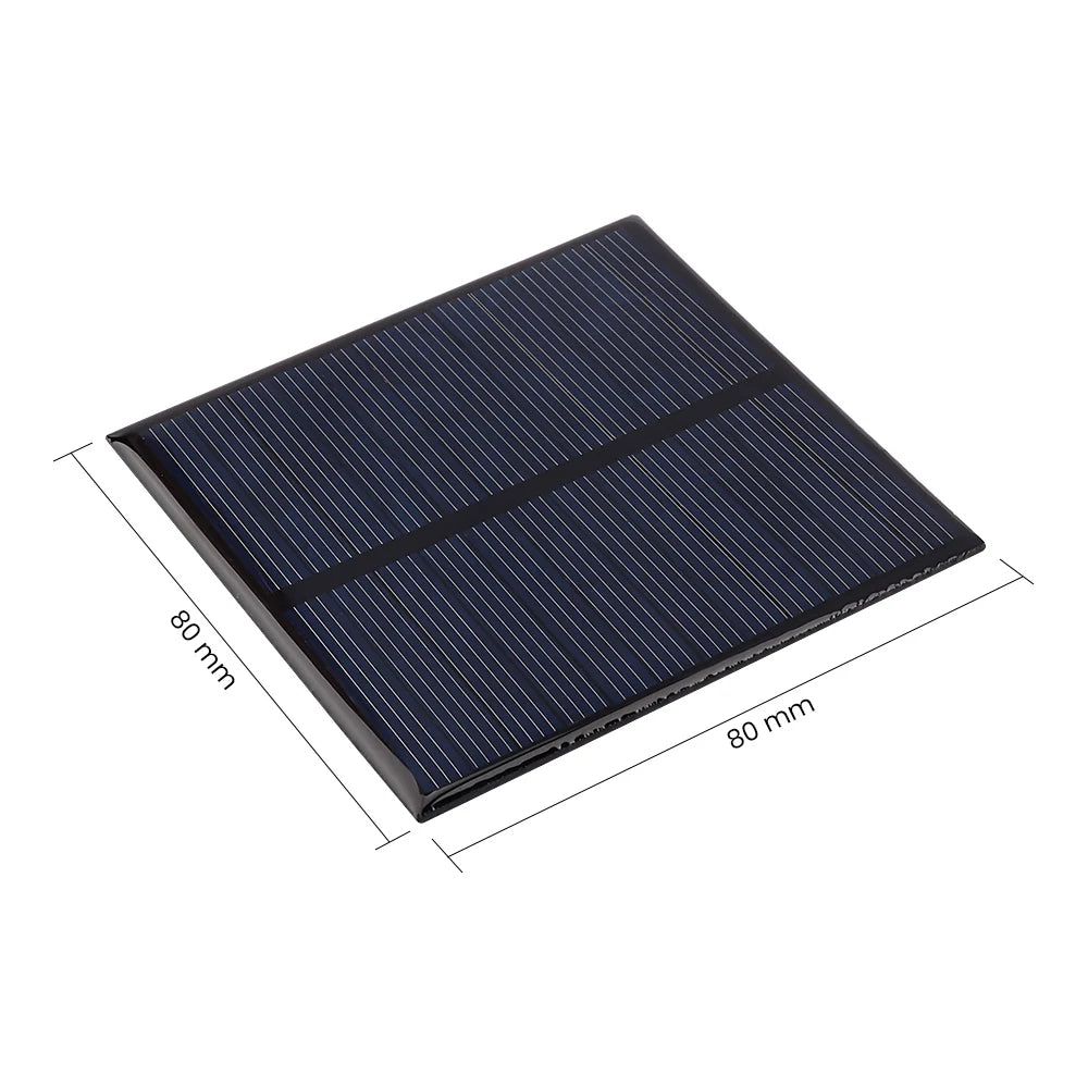 SUNYIMA 5PCS 6V 150mA 80*80mm Solar Panels Polycrystalline Silicon Solar Panel DIY Battery Power Charge Module Mini Solar San Remo