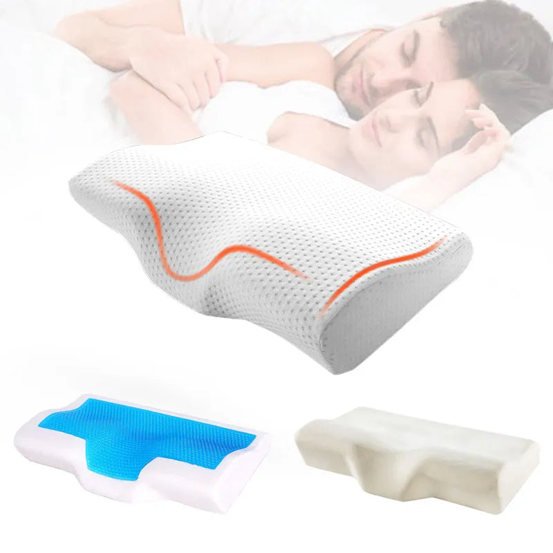 Orthopedic Memory Foam Pillow 50x30cm/60x35cm Slow Rebound Soft Ice-cool Gel Pillow Cervical Vertebra Health Care Neck Pillows San Remo