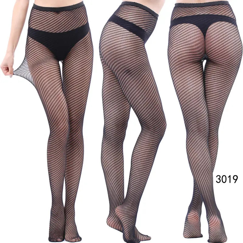 DOIAESKV Women Bodystocking Sexy Lingerie Pantyhose Erotic Lingerie Body Stockings Of Large Size Tights Plus Size Women Tights