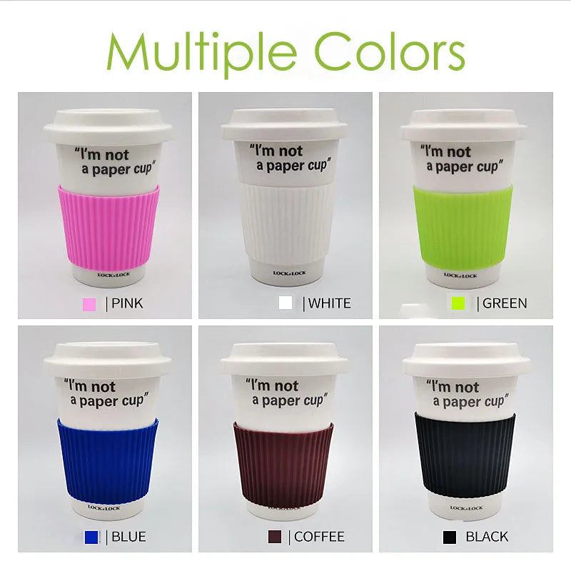 Silicone Cup Sleeve Heat Insulation Coffee Cup Cover Ceramic Cup Cover Non-slip Bottle Sleeves Colored Mug Sleeve San Remo