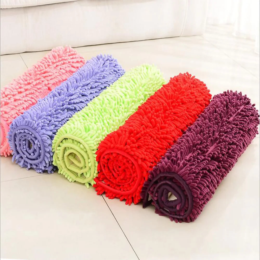 33*50cm Chenille Stair Mat, Chenille Floor Mat, Kitchen And Living Room Carpet, Microfiber Bathroom Mat, Door Non-slip Floor Mat San Remo Shops