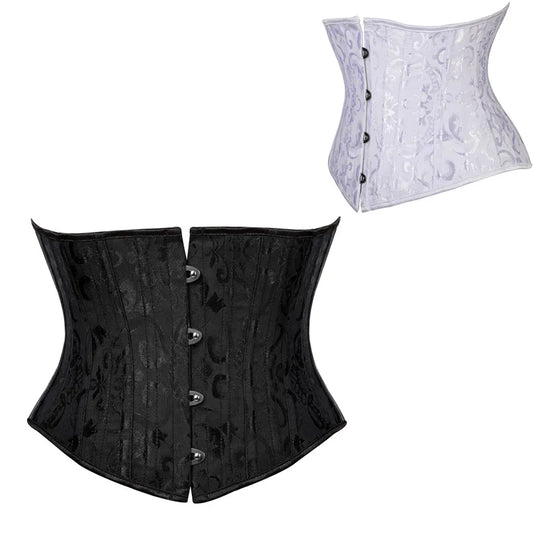 Wholesale Waist trainer Women Corset with Clasp Vintage Style Overbust Corsets and Bustiers Floral Lace Up Corset Top Lingerie San Remo