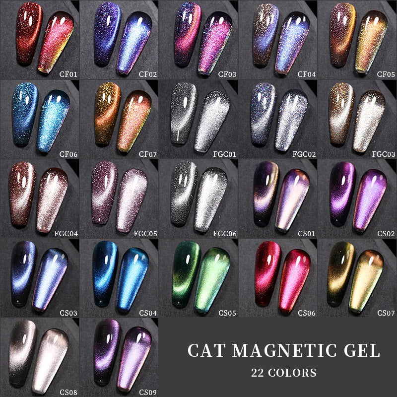 BORN PRETTY Cat Magnetic Gel Nail Polish  Gel Semi Permanent Soak Off Magnet Jade Spar Effect Gel All for Manicure San Remo