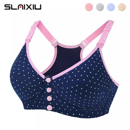 SLAIXIU Nursing Bra Maternity Pregnancy Breast Feeding Bras For Women BraMaternity Panties Underwear Panties Set Sports Nursing San Remo