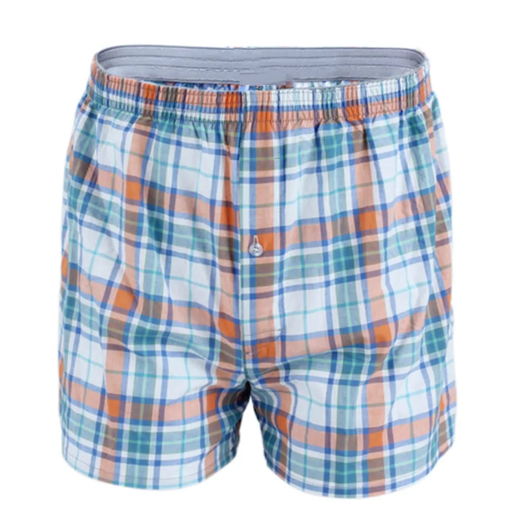 man underwear men Men's Shorts Pocket Beach Pants Casual Plaid Cotton Shorts Arroyo мужское нижнее белье San Remo