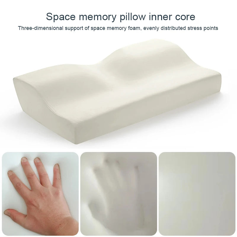 Memory Pillows For the Neck Butterfly Shaped Relax The Cervical Spine Slow Rebound Memory Foam Pillow For Adult Sleep Pillow San Remo Shops