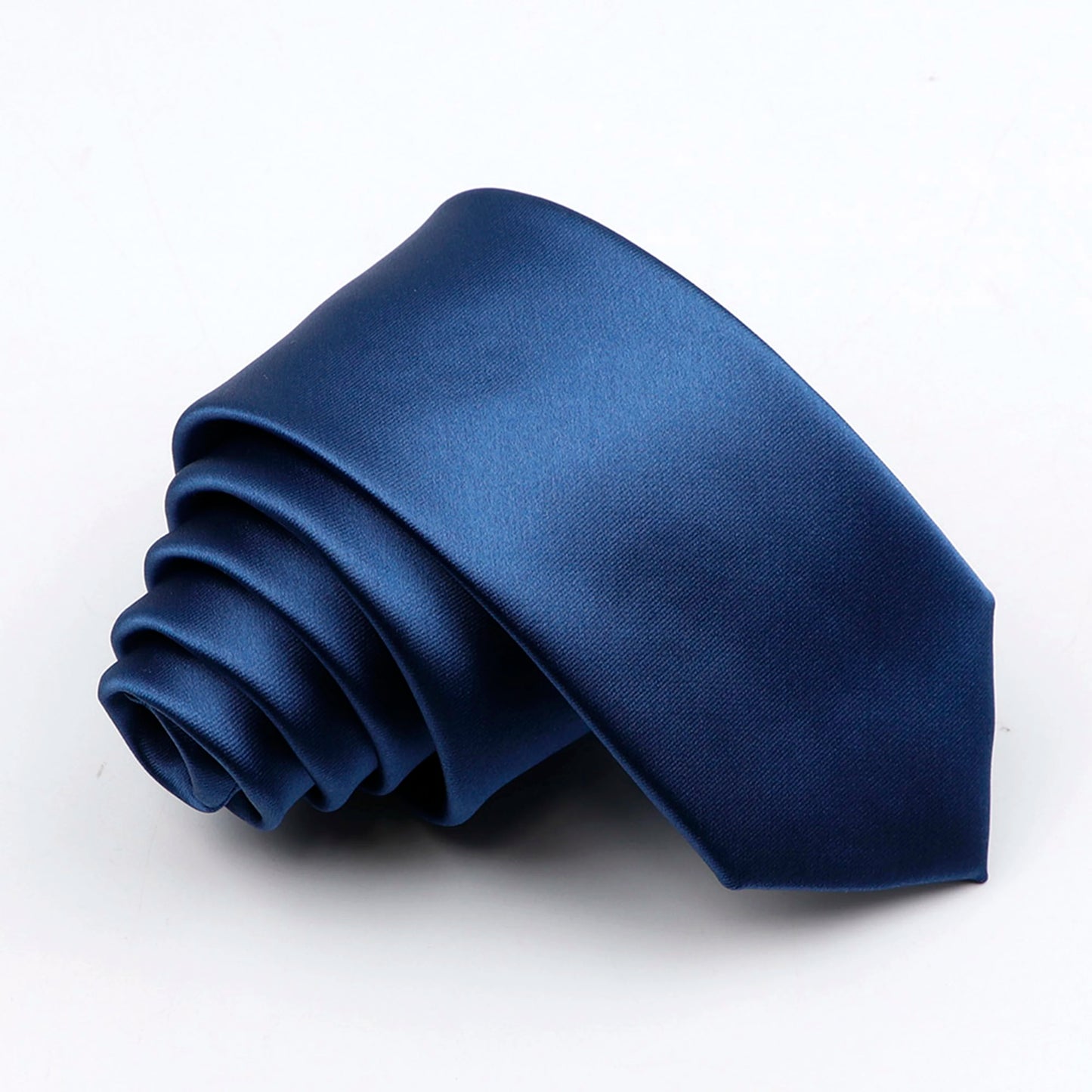 Classic Solid Color Ties For Men 6CM Casual Skinny Polyester Necktie Cravat Red Black Blue Candy Color Daily Shirt Accessory San Remo