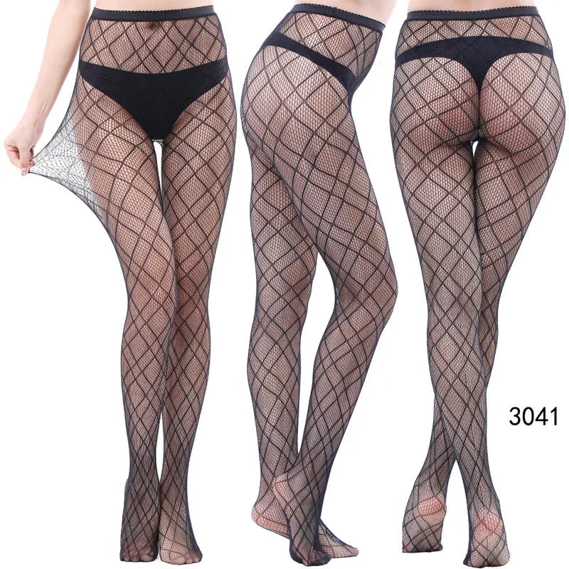 DOIAESKV Women Bodystocking Sexy Lingerie Pantyhose Erotic Lingerie Body Stockings Of Large Size Tights Plus Size Women Tights