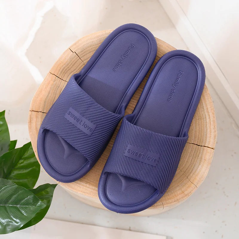 Women Indoor Floor Flat Shoes Summer Non-slip Flip Flops Bath Home Slippers Female Slipper Comfortable Zapatillas de hombre Desers