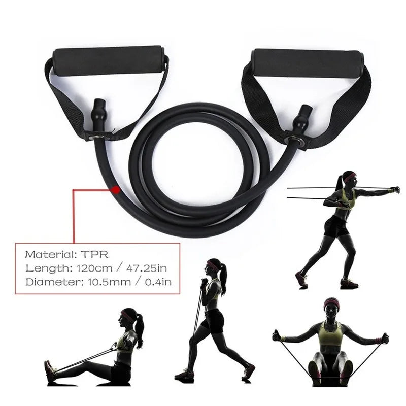 5 Levels Resistance Bands Fitness Yoga Pull Rope Rubber Expander Elastic Band Fitness Rubber Home Gym Workout Exercise Equipment San Remo Shops