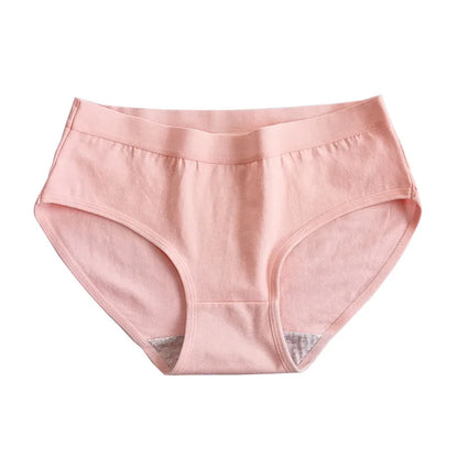 12 pieces of cotton underwear low waist breathable antibacterial