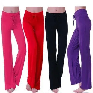 New cotton spring high stretch drawstring pants square dance clothes work home fitness modal bloomers women harem Pants San Remo