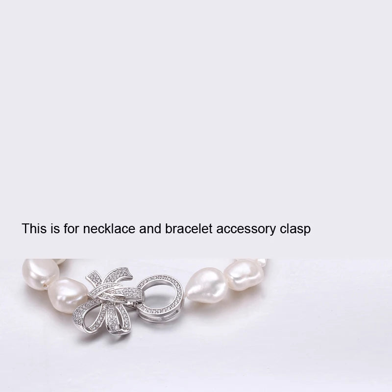 Fashion Natural Freshwater Pearl Bracelet Necklace Jewelry Clasp Accesorry Diy Jewelry San Remo