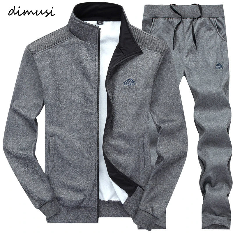 Men Sets Fashion Sporting Suit Sweatshirt +Sweatpants Mens Clothing 2 Pieces Sets Slim Tracksuit hoodies San Remo Shops