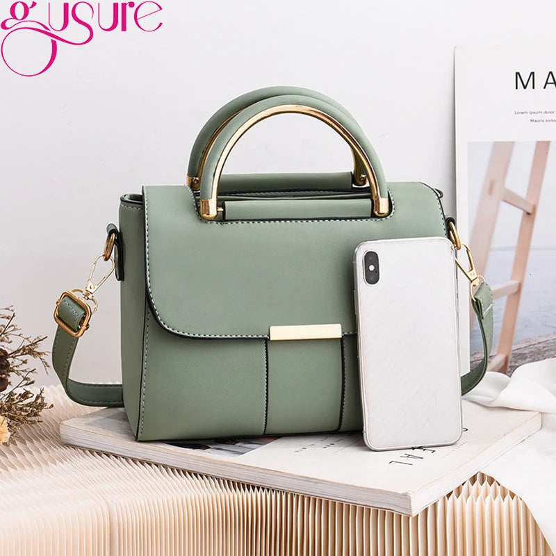 Gusure Fashion Ladies Handbags Designer Crossbody Bags For Women Small Messenger Shoulder Bag Female Pu Leather Travel Purse San Remo