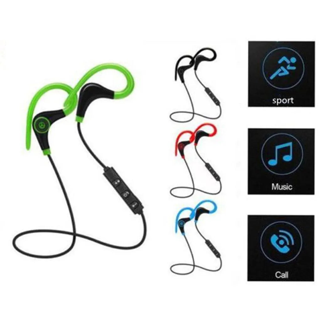 Bluetooth 4.1 Sports Headset Running Wireless Ear Hook Super Bass Stereo Headset Sport Earphone Headphone San Remo