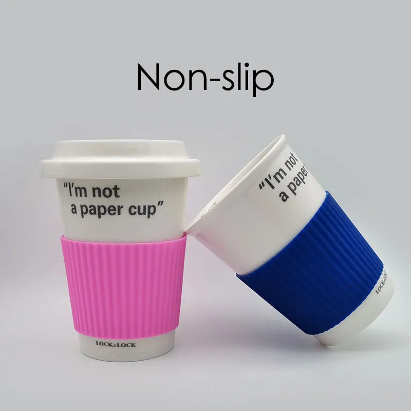 Silicone Cup Sleeve Heat Insulation Coffee Cup Cover Ceramic Cup Cover Non-slip Bottle Sleeves Colored Mug Sleeve San Remo