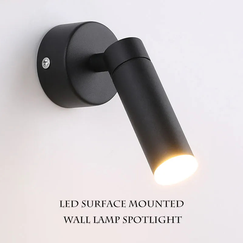 LED Nordic wall lamp spotlight 5W 7W 9W living room bedroom bedside interior lamp family corridor loft San Remo