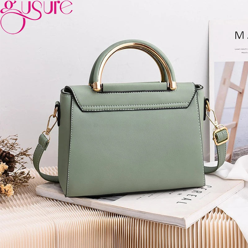 Gusure Fashion Ladies Handbags Designer Crossbody Bags For Women Small Messenger Shoulder Bag Female Pu Leather Travel Purse San Remo