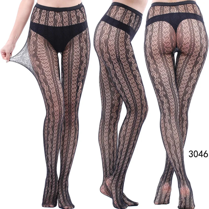 DOIAESKV Women Bodystocking Sexy Lingerie Pantyhose Erotic Lingerie Body Stockings Of Large Size Tights Plus Size Women Tights