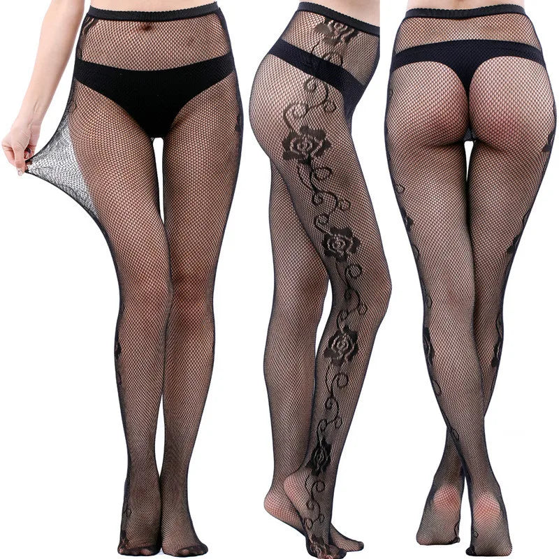 DOIAESKV Women Bodystocking Sexy Lingerie Pantyhose Erotic Lingerie Body Stockings Of Large Size Tights Plus Size Women Tights