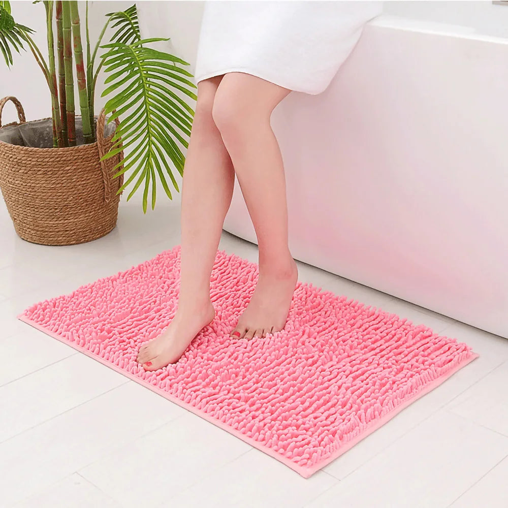 33*50cm Chenille Stair Mat, Chenille Floor Mat, Kitchen And Living Room Carpet, Microfiber Bathroom Mat, Door Non-slip Floor Mat San Remo Shops