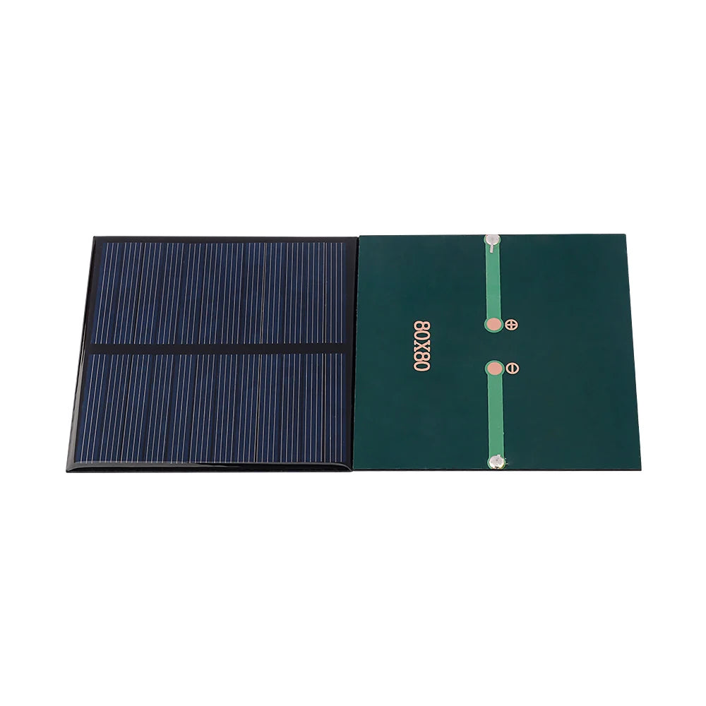 SUNYIMA 5PCS 6V 150mA 80*80mm Solar Panels Polycrystalline Silicon Solar Panel DIY Battery Power Charge Module Mini Solar San Remo