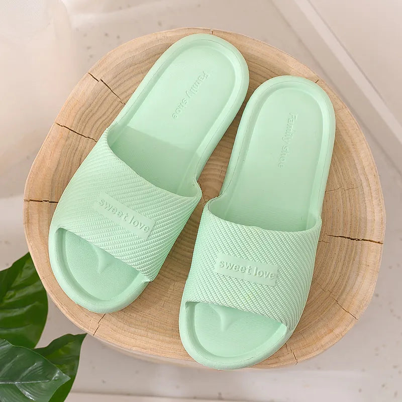 Women Indoor Floor Flat Shoes Summer Non-slip Flip Flops Bath Home Slippers Female Slipper Comfortable Zapatillas de hombre Desers