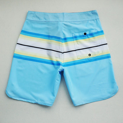 Men's Plus Size Knee-Length Board Shorts - Casual Beach Swimwear