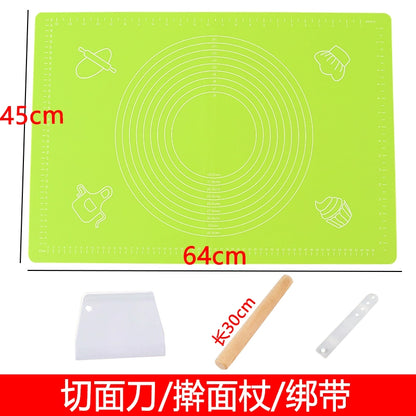 Dough Kneading Silica Gel Pad For Home Food Grade Dough Mat Non Slip Anti-Stick Rolled Flour Mat Heatproof Baking Mat