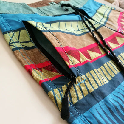 Men's Quick-Dry Beach Shorts - Stretch Swim Trunks