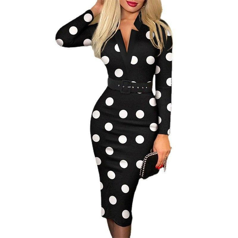 Checkered Long Sleeved High Waisted Dress Plaid Long Sleeves High Waist Dress