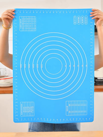 Dough Kneading Silica Gel Pad For Home Food Grade Dough Mat Non Slip Anti-Stick Rolled Flour Mat Heatproof Baking Mat