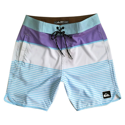 Men's Quick-Dry Beach Shorts - Stretch Swim Trunks