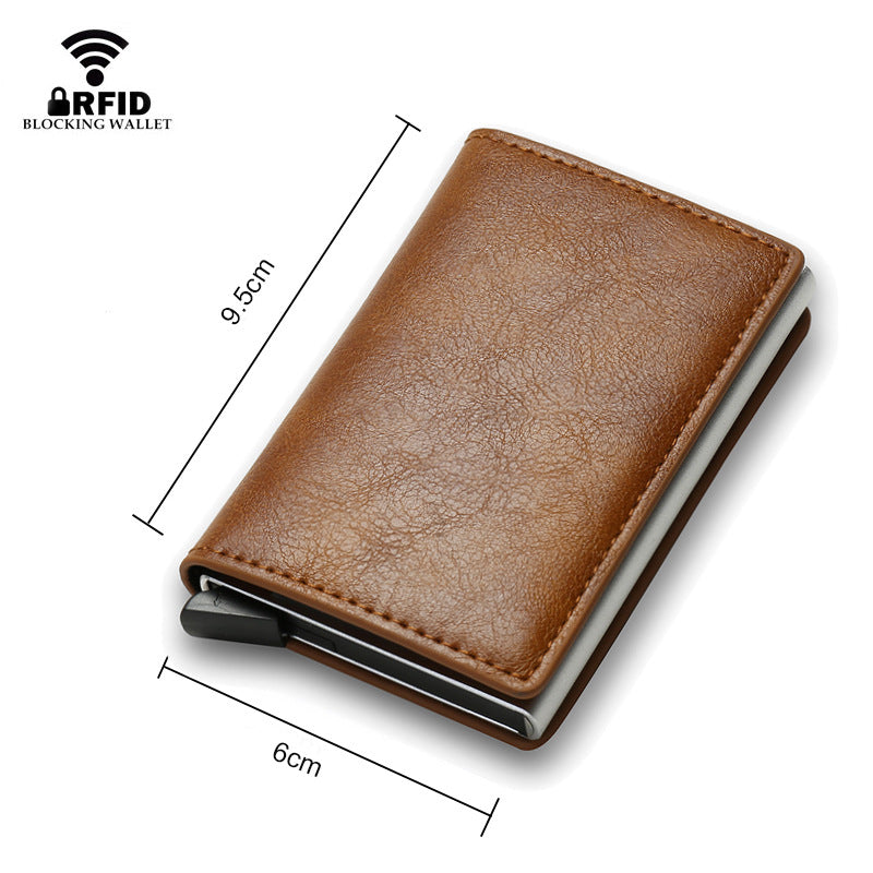 Credit Card Holder Smart Minimalist Wallet Pocket Men Women Slim Cardholder Bank Secure Creditcard Case San Remo Shops