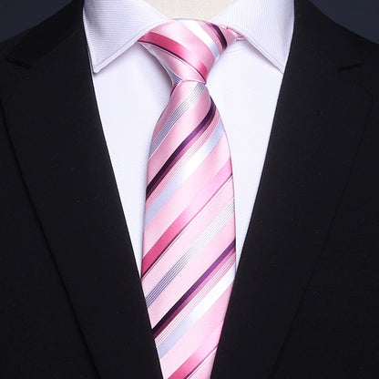 Red Zipper Wedding Suit Business Tie