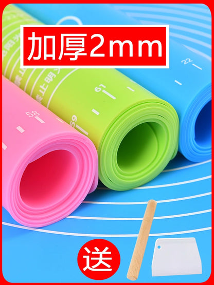 Dough Kneading Silica Gel Pad For Home Food Grade Dough Mat Non Slip Anti-Stick Rolled Flour Mat Heatproof Baking Mat