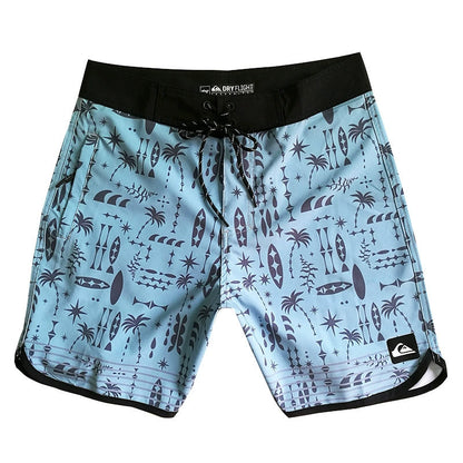 Men's Quick-Dry Beach Shorts - Stretch Swim Trunks