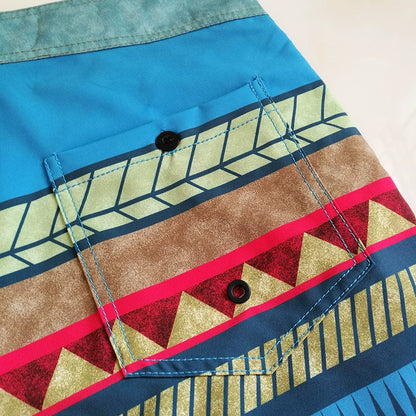 Men's Quick-Dry Beach Shorts - Stretch Swim Trunks