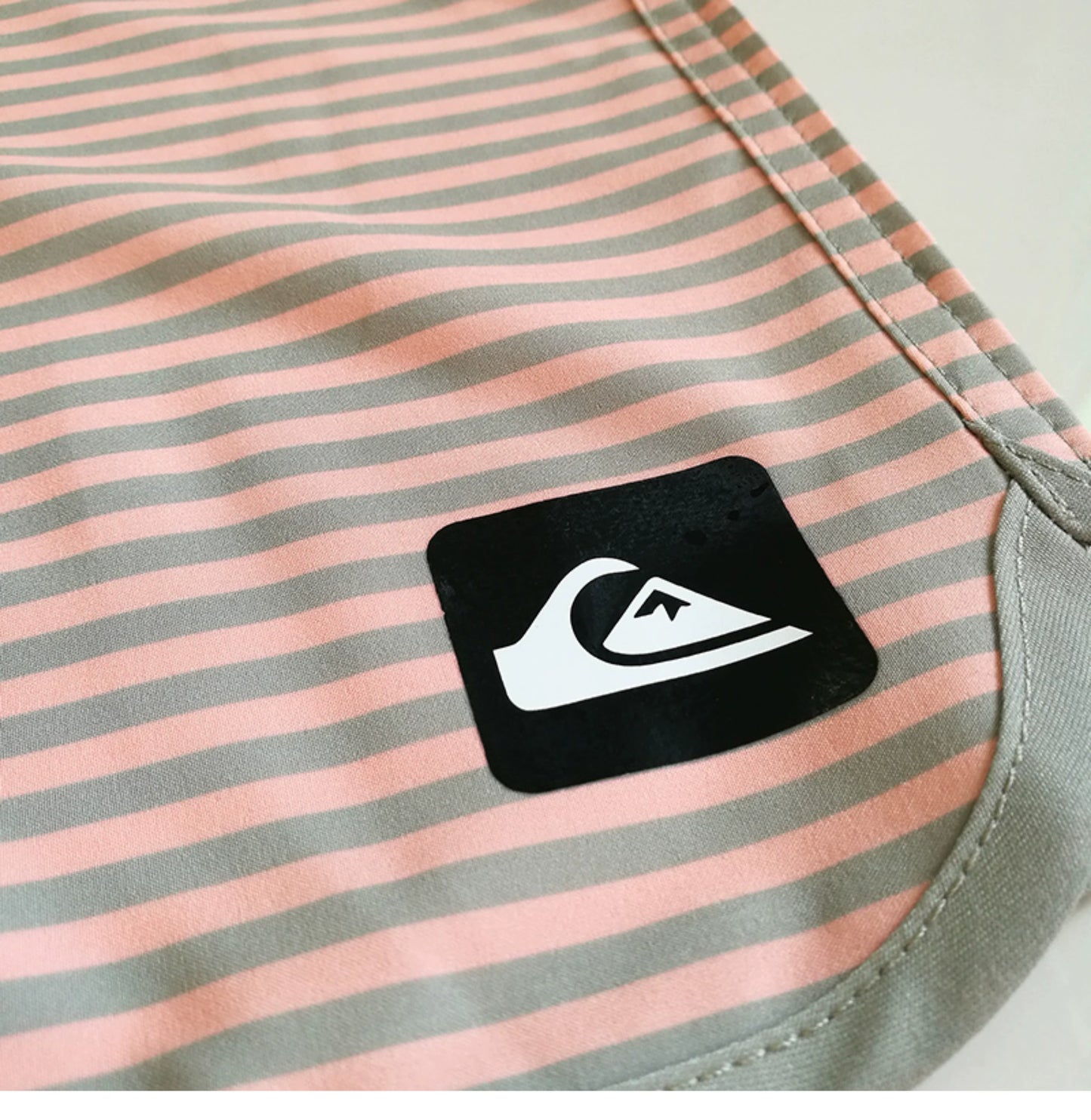 Quiksilver Beach Pants Shorts Swimming Trunks Loose Quick-Drying Thin Stripes K-style Summer Export Men's Swimming Trunks