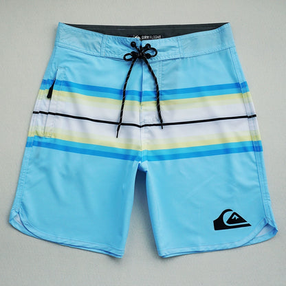 Men's Plus Size Knee-Length Board Shorts - Casual Beach Swimwear