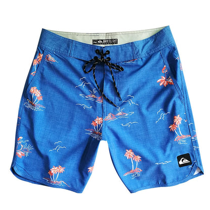 Men's Quick-Dry Beach Shorts - Stretch Swim Trunks