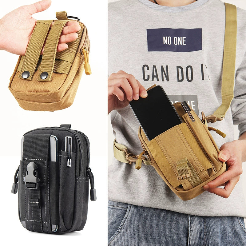 Waist Bag Multifunctional Crossbody Vertical Middle-Aged and Elderly Belt