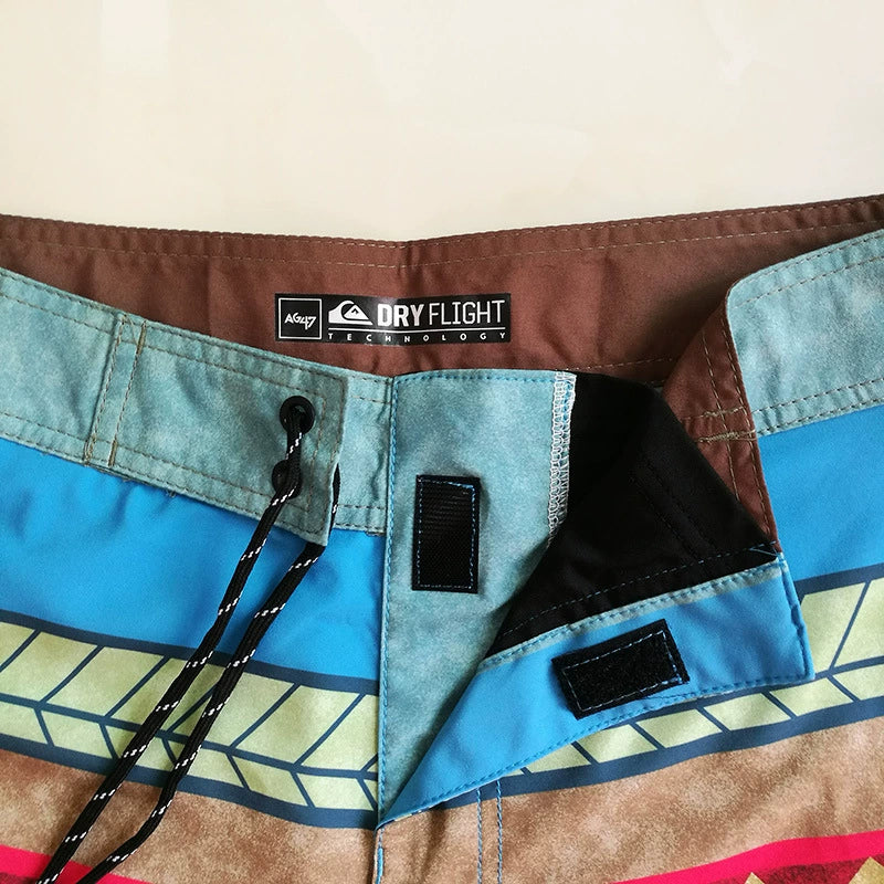 Quiksilver Cross-Border Foreign Trade New Stretch Quick-Drying Summer Men's Trousers Fashion European and American Matai Beach Pants