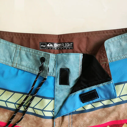 Men's Quick-Dry Beach Shorts - Stretch Swim Trunks